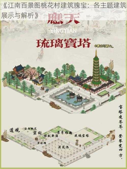 《江南百景图桃花村建筑瑰宝：各主题建筑展示与解析》