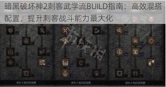 暗黑破坏神2刺客武学流BUILD指南：高效混搭配置，提升刺客战斗能力最大化